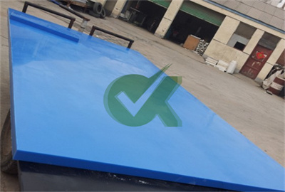 cut-to-size high density polyethylene board orange 3/8